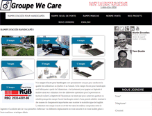 Tablet Screenshot of mobilitereduite.ca